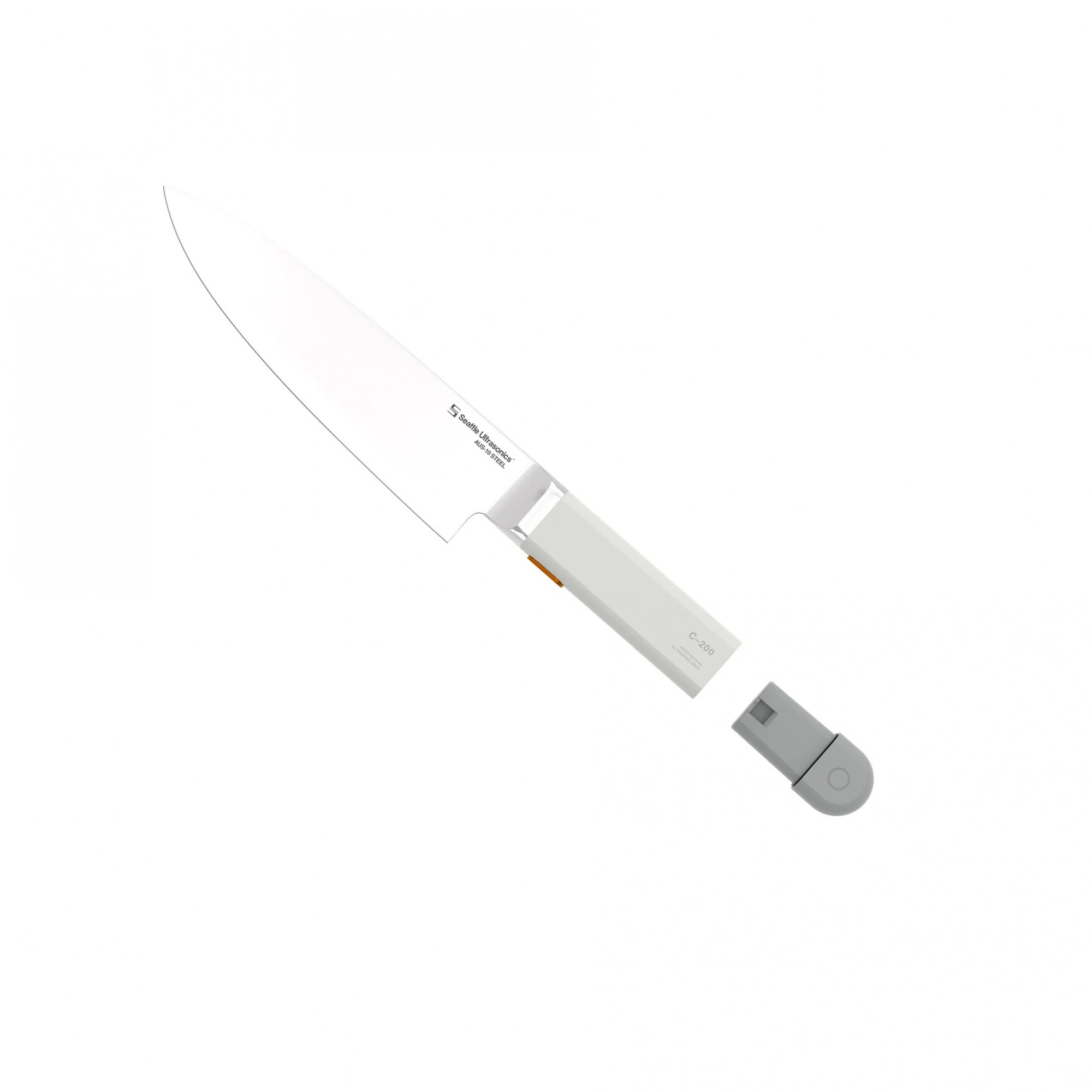 Ультразвуковий ніж Seattle C-200 Ultrasonic Chef's Knife and Charger Bundle